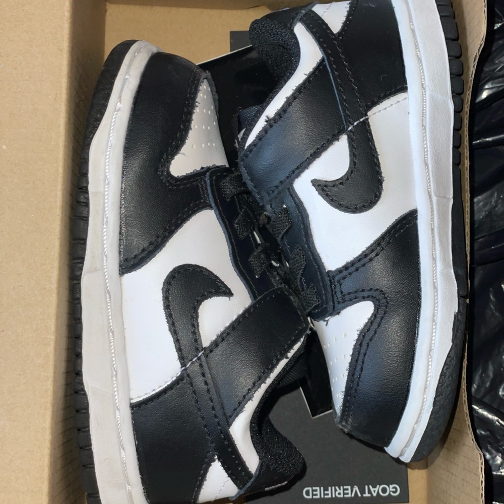 Nikes low drunk black & white 6c